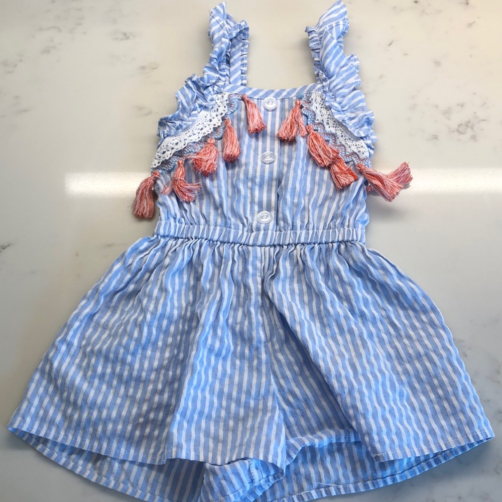Seersucker romper